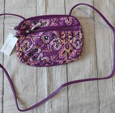 Vera Bradley Dream Tapestry Iconic RFID Little Crossbody Bag Purse New Condition