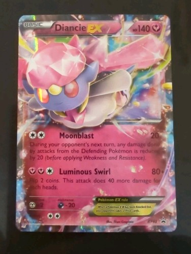 🩷 Pokemon XY Promos Diancie EX XY43 Black Star Promo HP Fairy Type