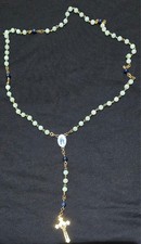 Genuine Chrysoprase & Lapis Lazuli Rosary Beads – Handmade in NSW