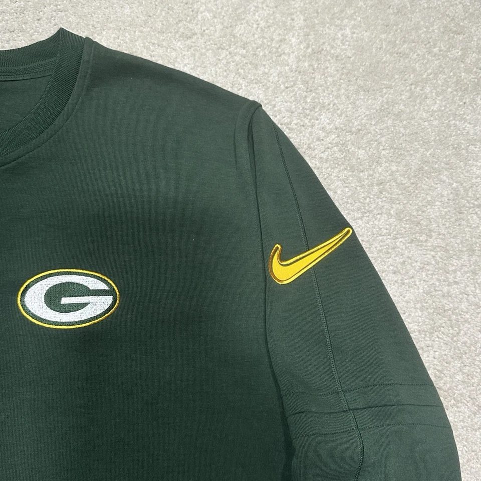 Chaqueta Green Bay Packers Emitida por Jugador Para Hombres XL Extra Grande Verde Nike Team Issue Foto 4 de 4