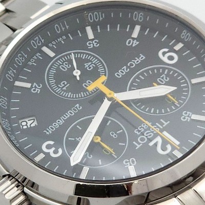 Tissot PRC200 T461 Chronograph Quartz Mens Watch Tested Working