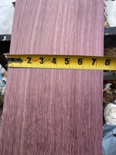 2 Pieces Purple Heart lumber 7 1/2 Inches Wide 43 Inches Long By 7/8 Thick