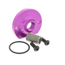 Speedway 1968-up Bbcsbc Chevy Billet Aluminum Non-bypass Oil Filter Adapter