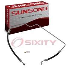 Sunsong Power Steering Pressure Line Hose for 1999-2004 Nissan Frontier 2.4L yj
