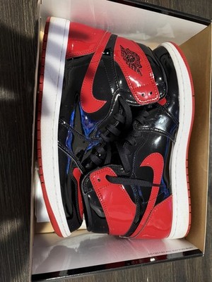 Air Jordan 1 Retro High OG Patent Bred Size 12 195243521655| eBay