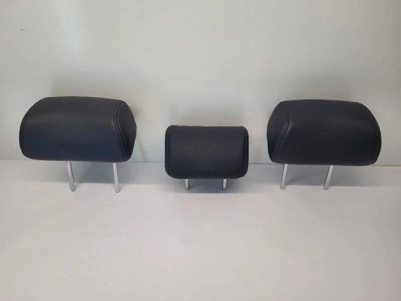 2012-2017 HYUNDAI AZERA RH CENTER LH 3 REAR HEADREST BLACK LEATHER - Image 2 of 4