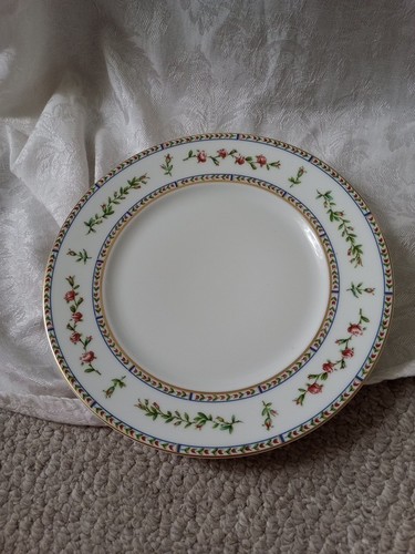 Raynaud Limoges Histoire De Roses Large Dinner Plate 10 3/4" & Salad Plate 7 3/4 - Picture 3 of 12