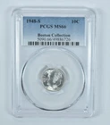 1948-S Roosevelt Dime Boston Collection MS66 PCGS Blue Label *9958