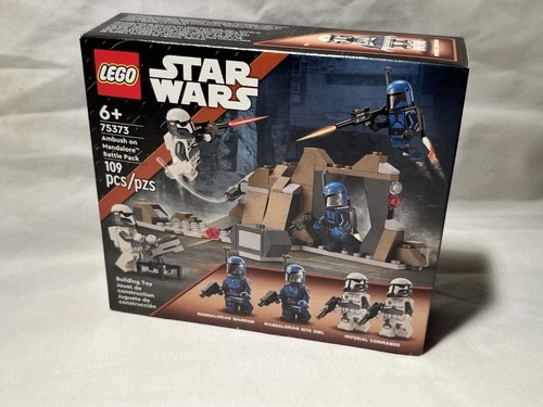 Lego Star Wars-SET 75373 AMBUSH ON MANDALORE BATTLE PACK-New/Sealed $27eBayValue