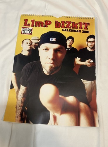 Limp bizkit 2001 Melody Maker Calender RARE 12 month Poster Pictures Limp bizkit