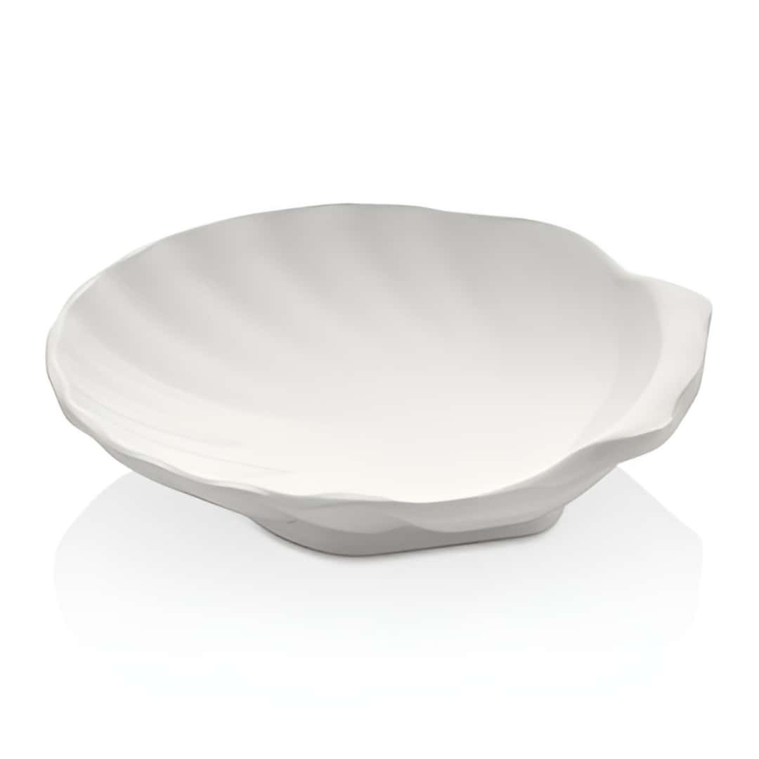 Plato De Melamina Concha Blanca 10 Cm - Kulsan