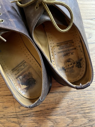 Oxford de cuero Dr. Martens 1461 para hombre - marrón Gaucho Crazy Horse - talla 10 usados en excelente estado - Imagen 6 de 14