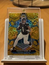 2024 Panini Mosaic #100 Travis Etienne Jr. Gold Sparkle SSP #/24