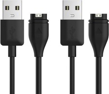 Charger Cable Compatible with Garmin Watch - 2 Pack - 1m