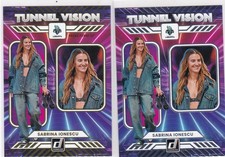 2025 Panini Donruss WNBA TUNNEL VISON GOLD PRESS PROOF & REG #10 SABRIAN IONESCU