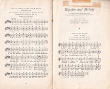 1954 Autumn 'SINGING TOGETHER' & 'Rhythm & Melody' not 100% original see below