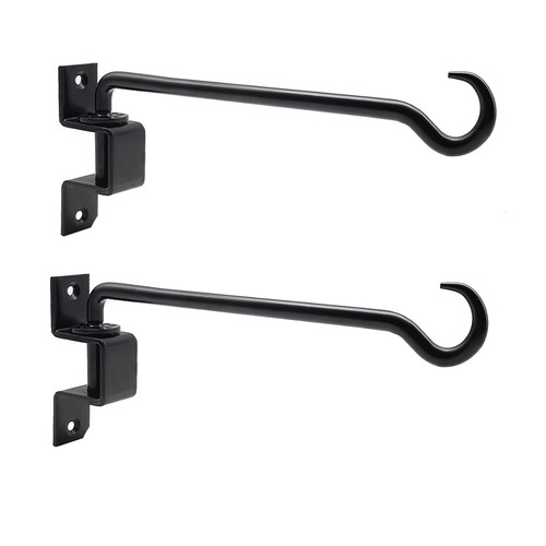 16 Inch 2 Pack Swivel Plant Hangers Outdoor Heavy Duty- Plant Hanging Hook2042