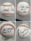 Big Red Machine PETE Rose JOE Morgan TONY Perez Bench Signed Auto Baseball HOF