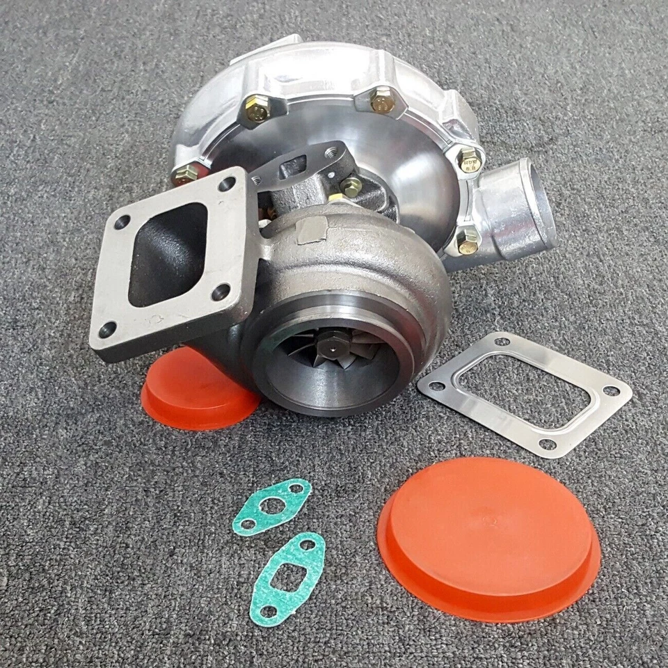 PARA LS1 LS2 LSX V8 T4 turbina .81 A/R Comp .80 A/R refrigerada por aceite 900+HP Vband Turbo Foto 3 de 4