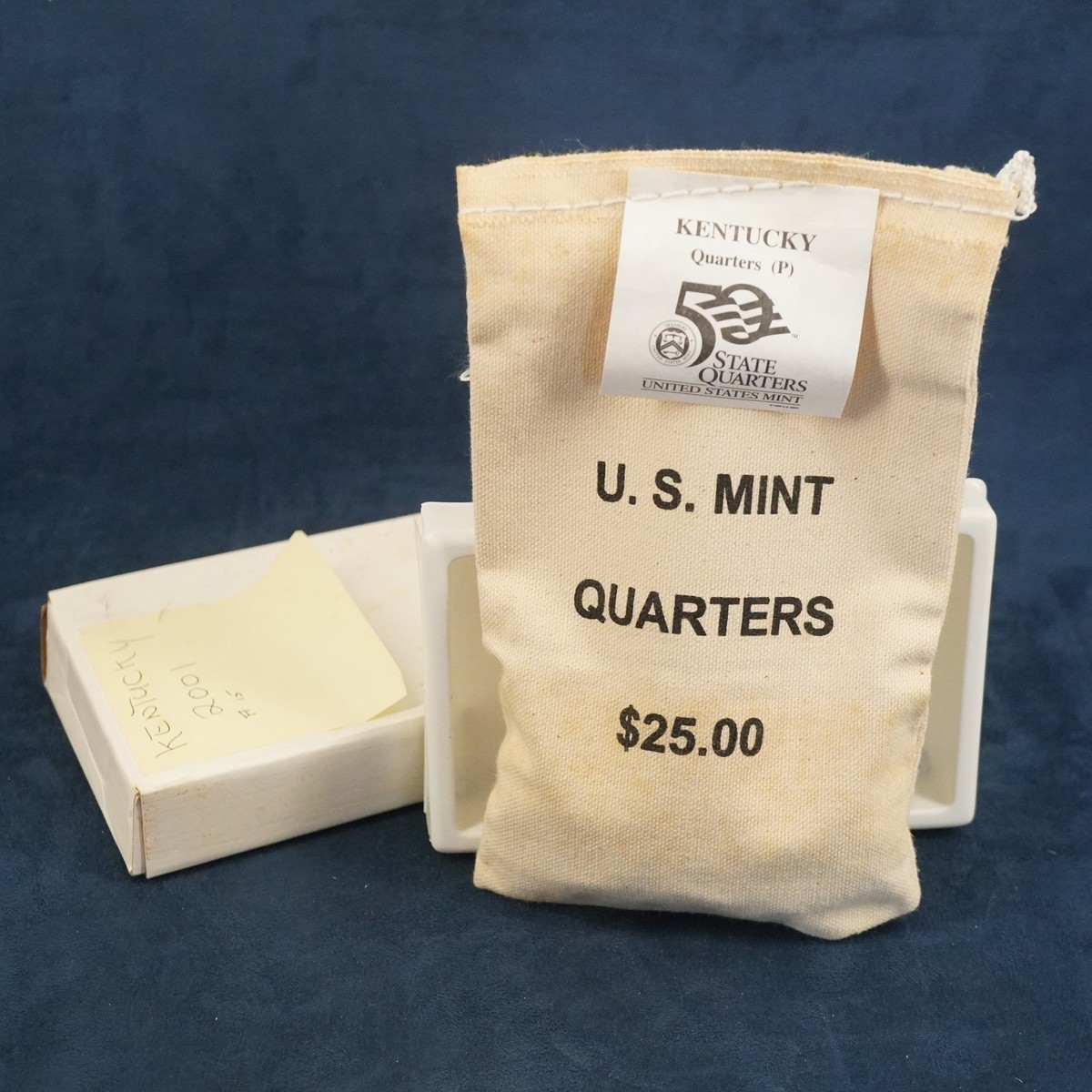 2001 US Mint Unopened Kentucky State Quarters Bag, $25