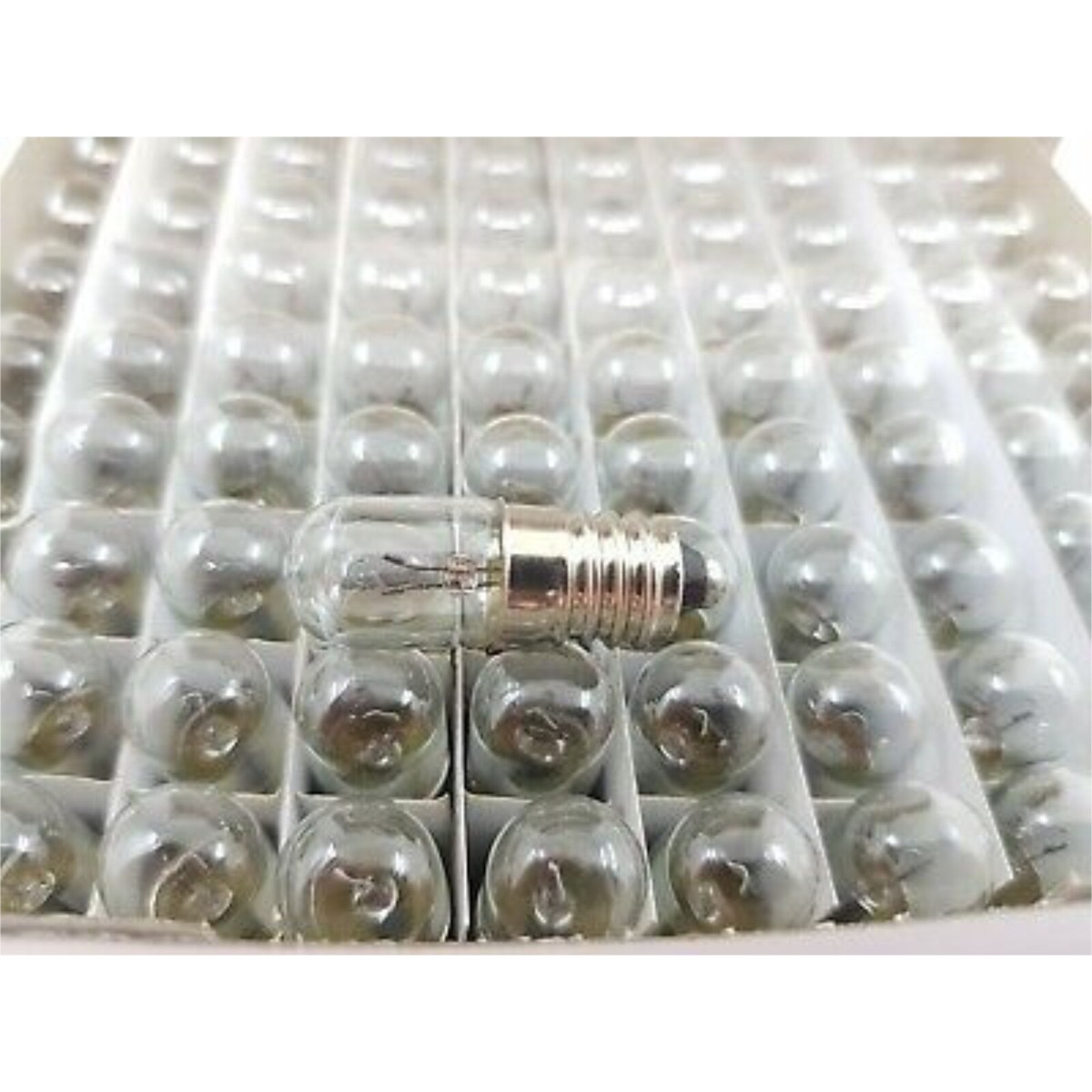 Lot De 5 Ampoules Radio E10 7V 0,3A Pour Cadran - 28 Mm - Parfait Pour Anciens Postes