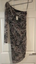 New Look Snake Print Midi Dress