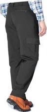Mens Short Leg 25" Thermal Lined Action Work Cargo Combat Trousers Semi Elastic