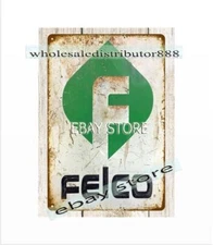 Felco gas station metal tin sign cafe pub inspirational dorm room wall decor