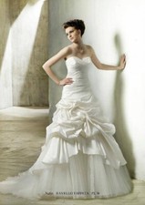 572 MODECA NALINI SZ 10 BEAUTIFUL WEDDING GOWN DRESS