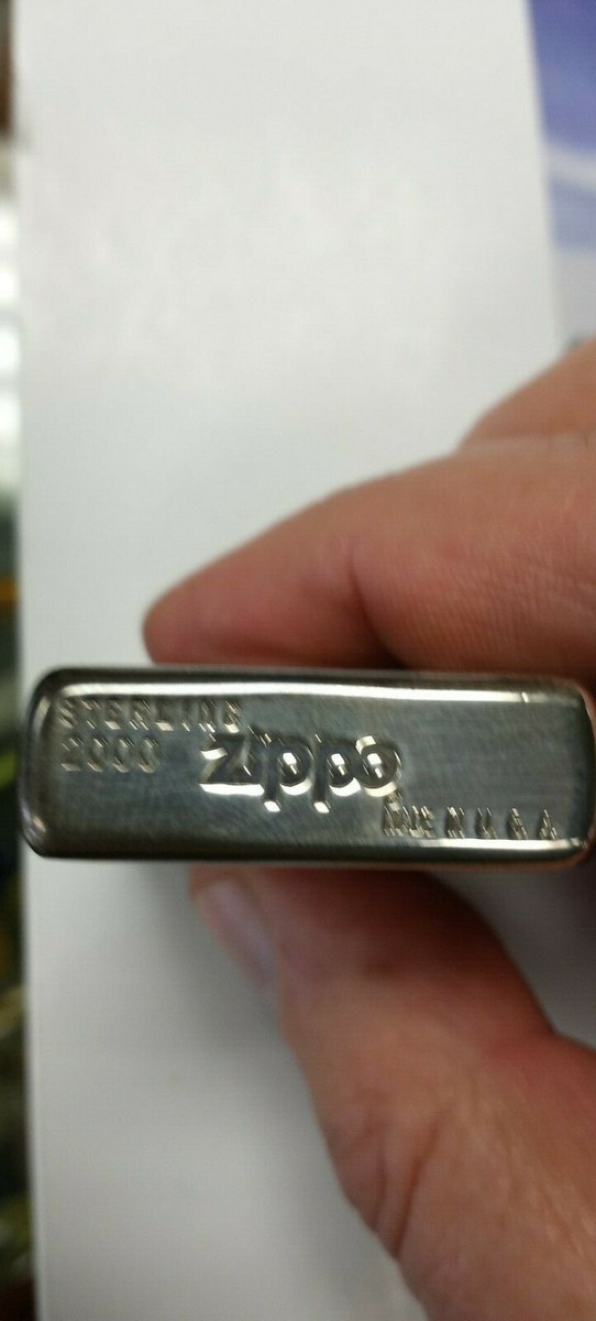 ビンテージ限定ZIPPO STERLING 2000 絶版/ヴィンテージ Zippo ジッポー 中古 2000年製造Sterling