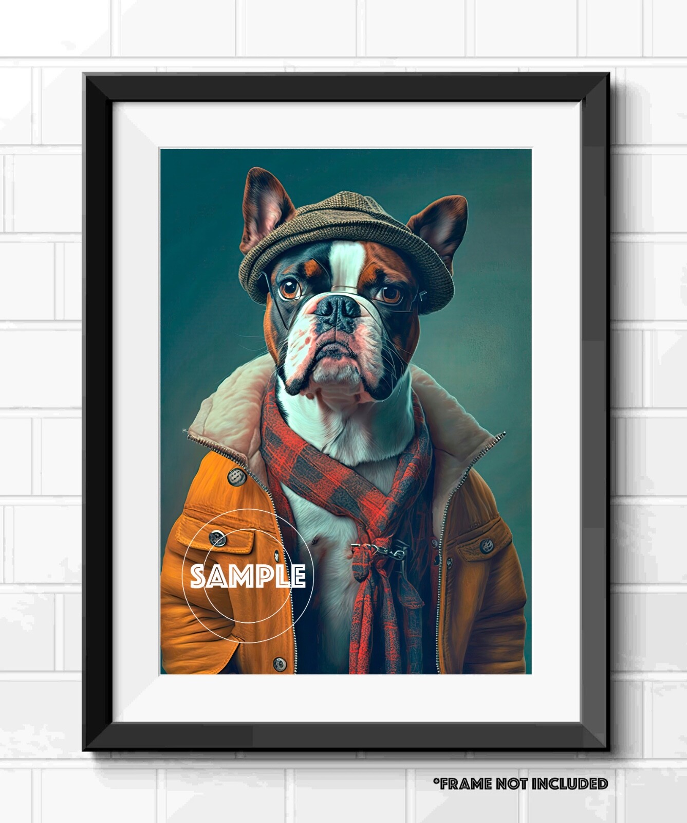 BOXER DOG WALL ART CANVASES BOXER DOG POP ART WALL ART PAPER ART