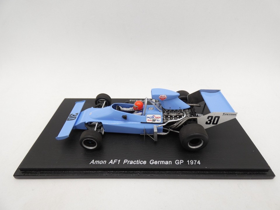 30 Rar Amon AF1 Larry Perkins #30 Übung Deutscher GP 1974 S3540 1/43 Spark F1 ...