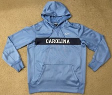 Nike University of North Carolina UNC Tar Heels Hoodie Men's M Blue Sideline