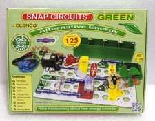 Elenco Snap Circuits Green Alternative Energy Electronic Exploration Kit SCG-125