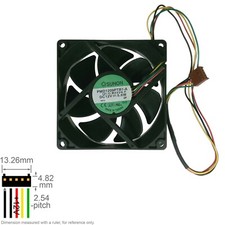 Fan Muffin Cooling DC 12V DC12V 12VDC 92mm 92x92x25 Sunon PMD1209PTB1-A