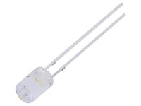 2X OSM5DK5GA1B-12V Led 5Mm Warmweiß 750-1120Mcd 100° 15Ma 12-15V Front: Flach Op