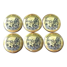 Set of 6 Desert Dreamer Wood Cabinet Knobs, Drawer Pulls, Southwestern Decor