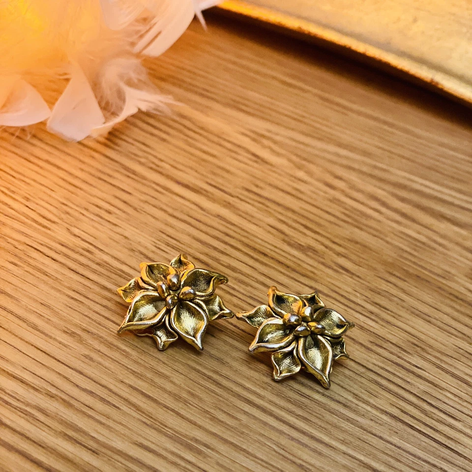 TARATATA Paris - Boucles d'oreilles Clips - Earrings signed CLIP ON - Vintage - Photo 4/4