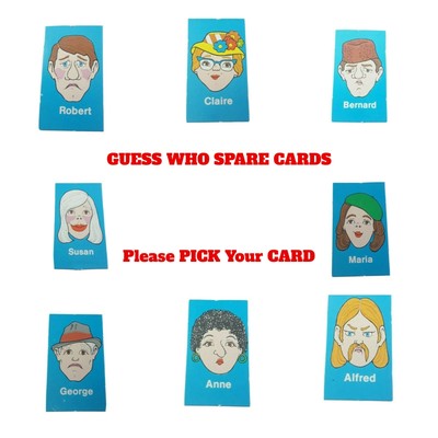 replacement guess who cards
