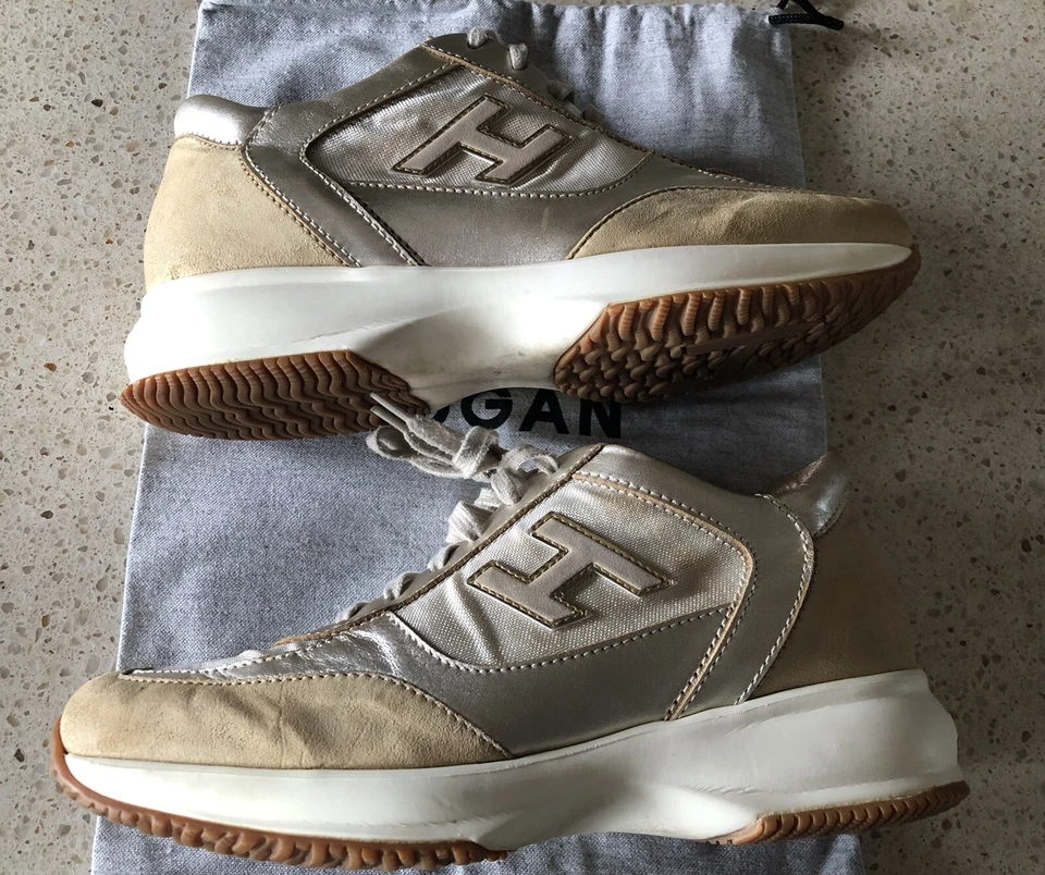 HOGAN donna Interactive - 39 1/2 (oro & Argento) Come Nuovo - Immagine 3 di 4