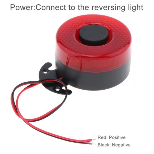 12V /24V Reverse Beeper Horn Vehicle Auto Warning Back Up Alarm Siren with Light - Picture 10 of 10