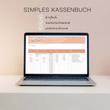 KASSENBUCH Vorlage | Einfach und selbsterklärend | Boho modern personalisierbar