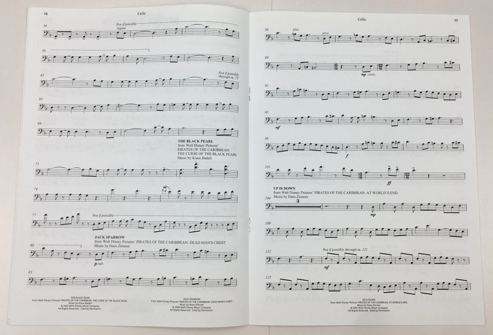 The Piano Guys Uncharted Cello Part Sheet Music Movie Song Book Hal Leonard - Image 4 of 4
