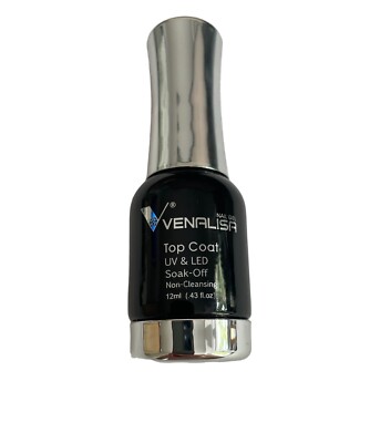 12 ml Top Coat Shellack UV & LED Polish Gel  Soak off UV-Nagellack Top Coat Neu