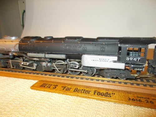 1947 BOWSER HO 4-6-6-4 STEAM LOCOMOTIVE w/VANDY TENDER, GREAT NORTHERN, DETAILED - Picture 11 of 18