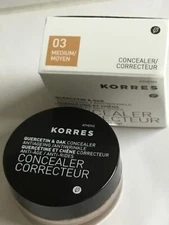 KORRES Quercetin & Oak Concealer - # 03 MEDIUM - 0.16 oz New In Box 
