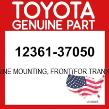 Toyota Genuine 12361-37050 Insulator Engine Mounting Front Trnsvrs Engine OEM