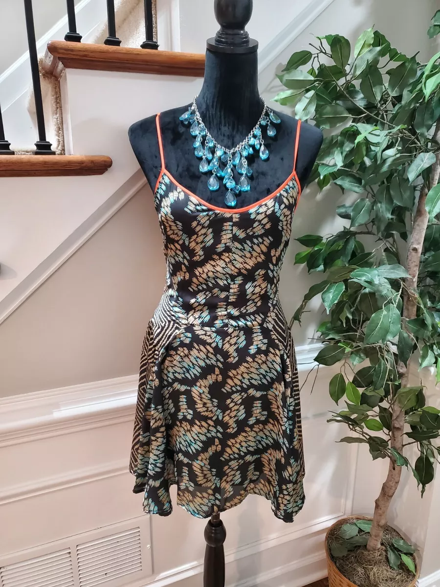 Vintage Havana Women Multicolor Polyester Round Neck Strappy