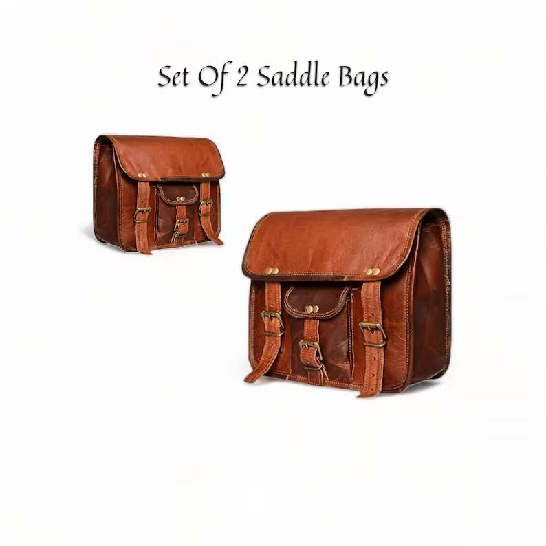 Sac sans sacoche homme en cuir de chèvre bandoulière marron véritable