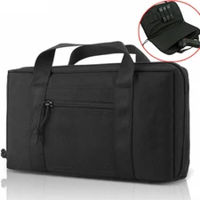 Tactical Pistol Soft Case Hunting Shooting Range Gun Handgun Magazine Carry Bag
